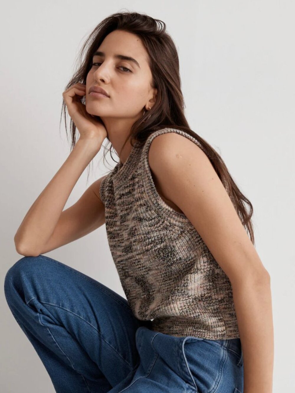 Space-Dyed Boulier Sweater Vest